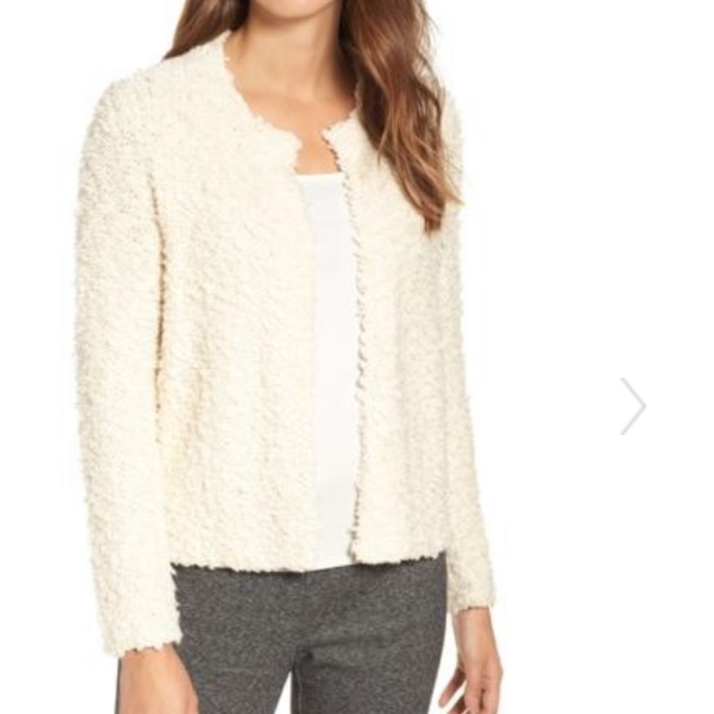 Eileen Fisher zip up sweater cardigan